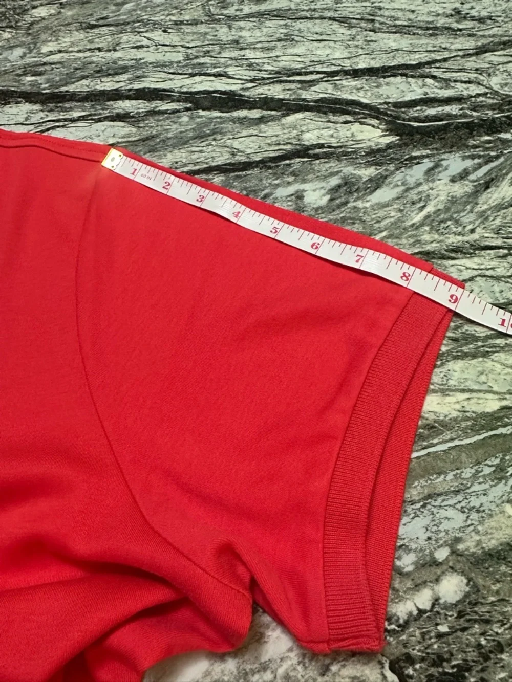 Ralph Lauren Red Polo Shirt with Blue  Logo XXL
